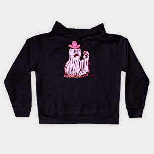 Monster Cookie Ghost Cooke pink Kids Hoodie